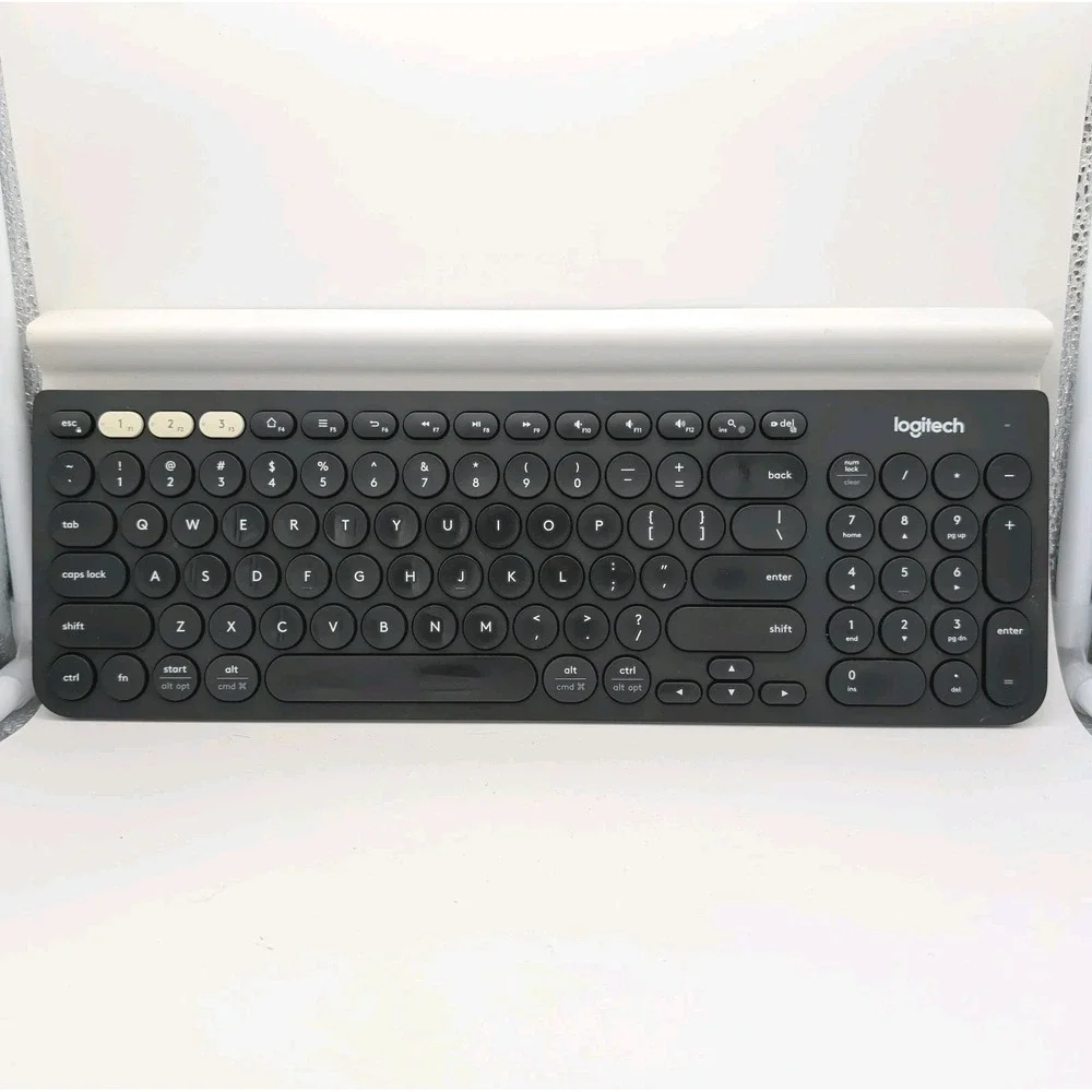 LOGITECH K780 Multi Device Wireless Keyboard Tested Working NO Dongle EUC